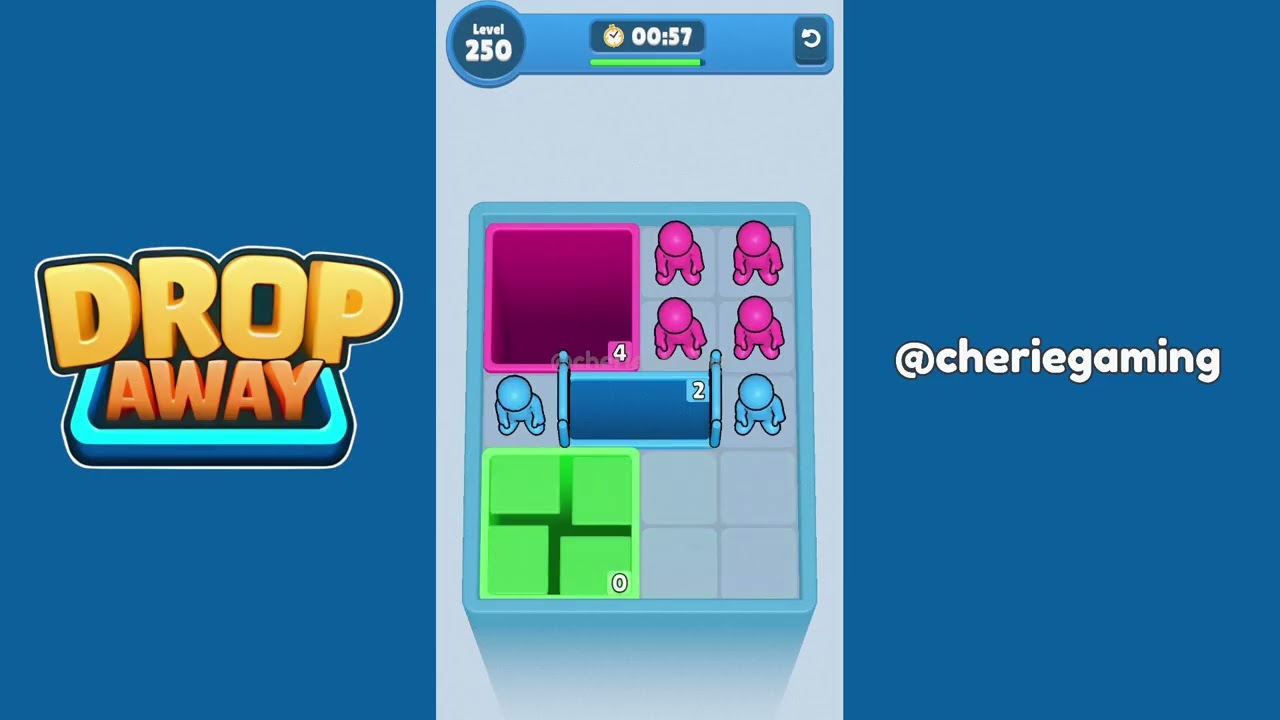 Drop Away Level 250: Drop Away Level 250 - Walkthrough Solution Game