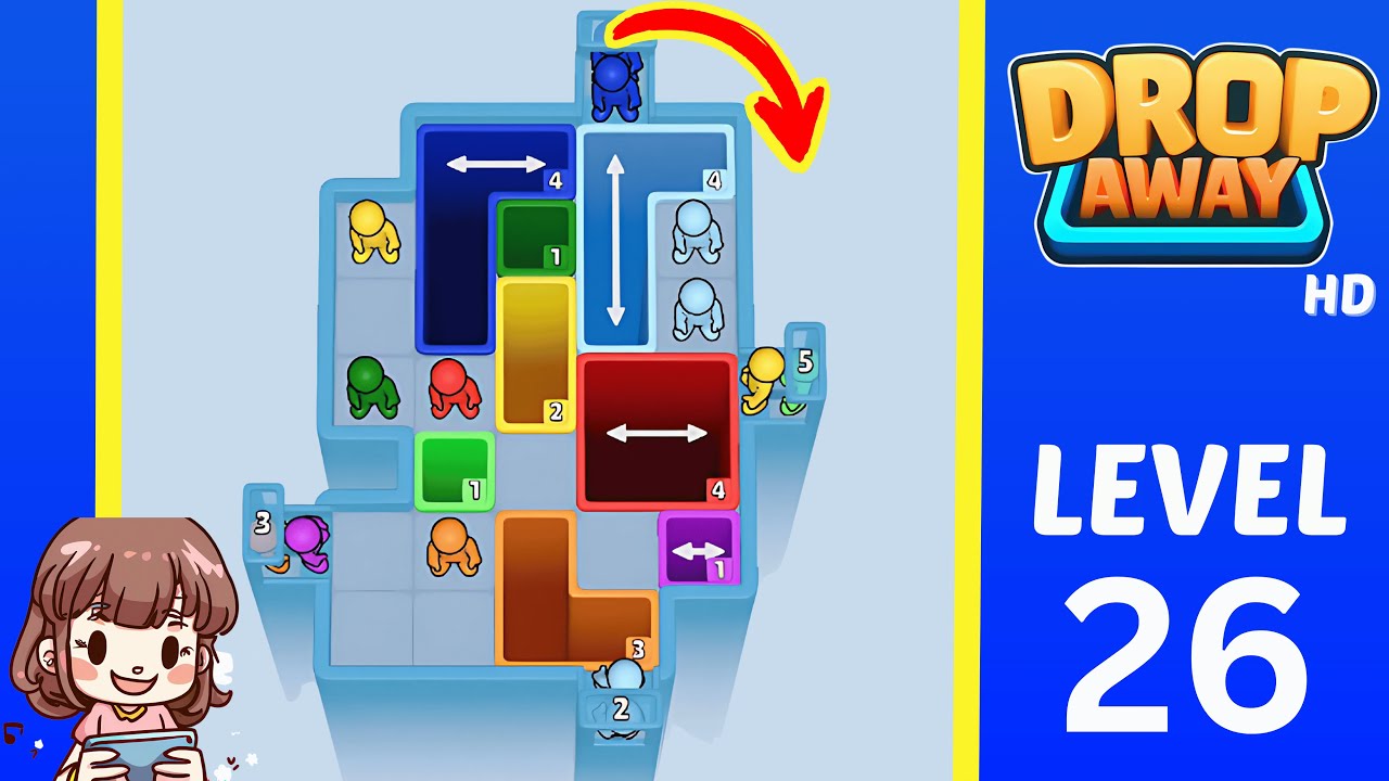Drop Away Level 26: Drop Away Level 26 - Walkthrough Solution Game