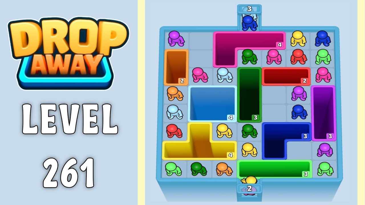 Drop Away Level 261: Drop Away Level 261 Solution Walkthrough