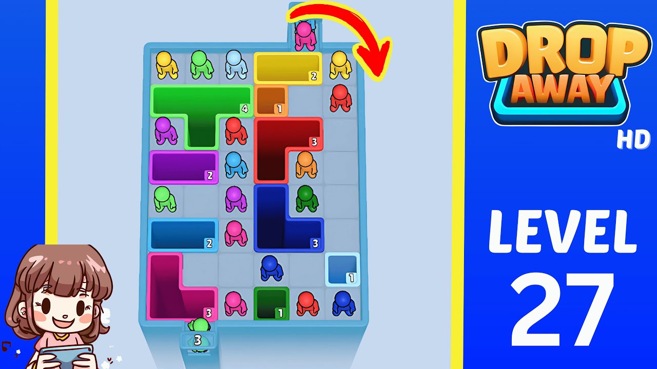 Drop Away Level 27: Drop Away Level 27 - Walkthrough Solution Game