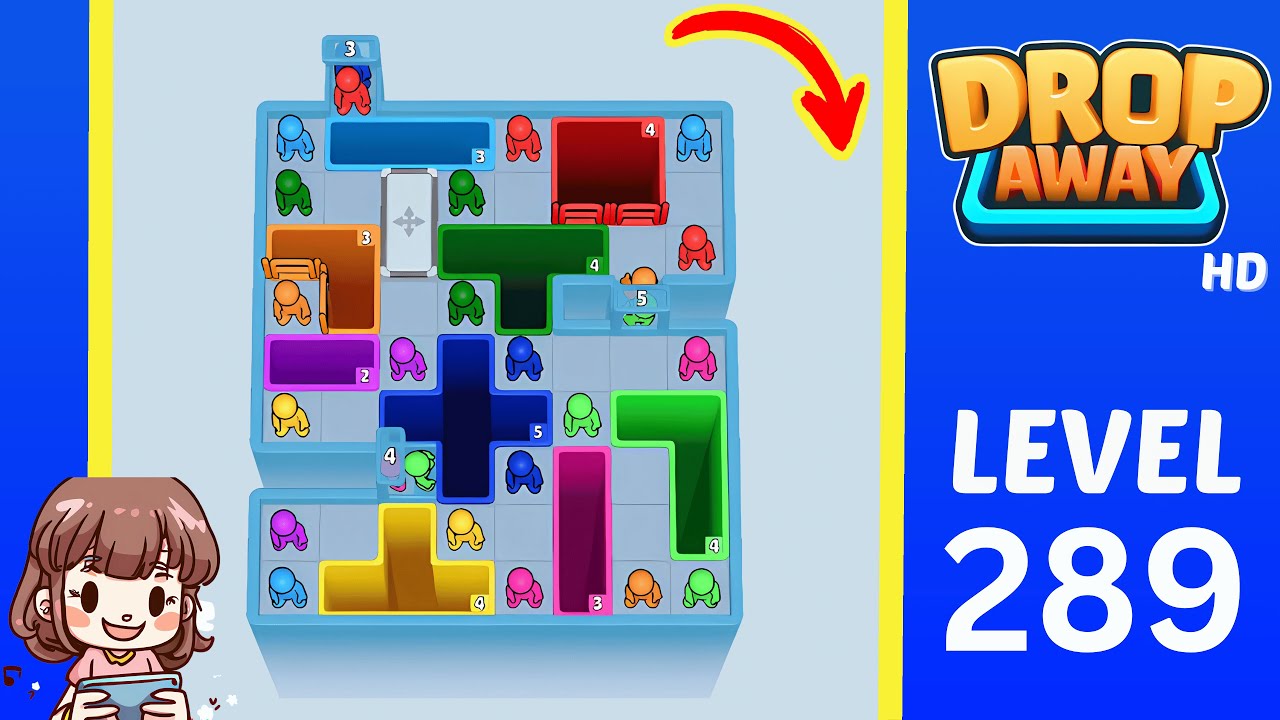 Drop Away Level 289: Drop Away Level 289 Solution Walkthrough