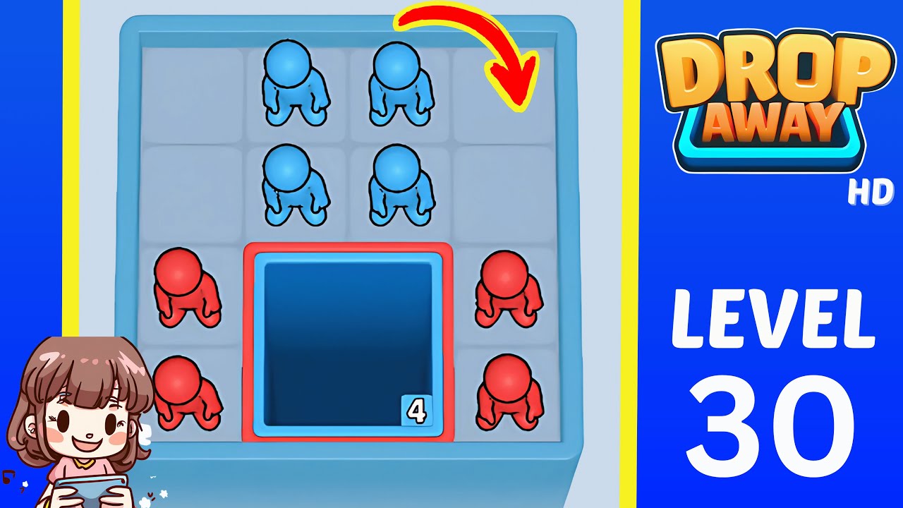 Drop Away Level 30: Drop Away Level 30 - Walkthrough Solution Game