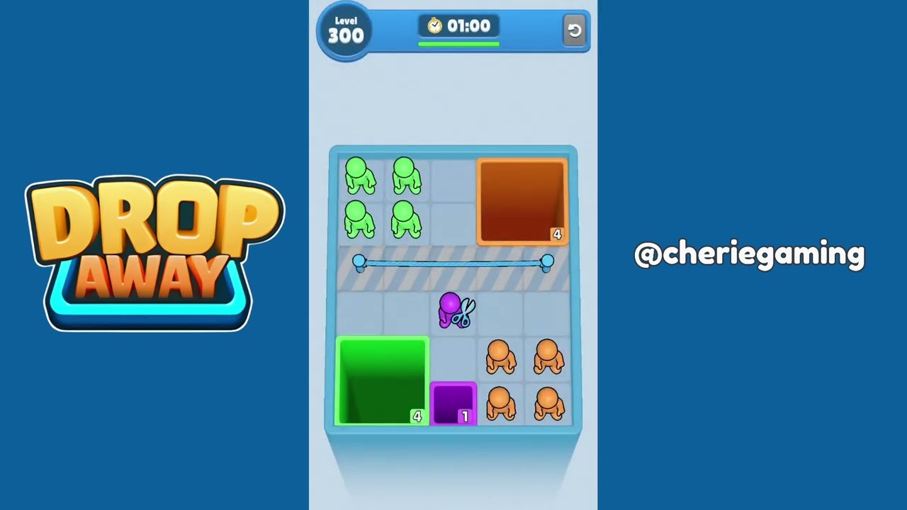Drop Away Level 300: Drop Away Level 300 - Walkthrough Solution Game