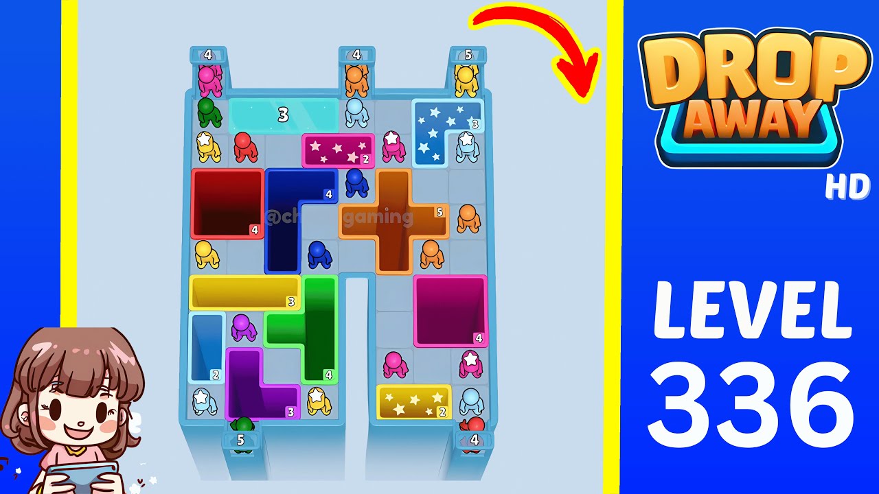 Drop Away Level 336: Drop Away Level 336 Solution Walkthrough