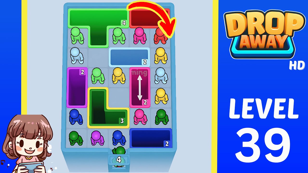 Drop Away Level 39: Drop Away Level 39 - Walkthrough Solution Game