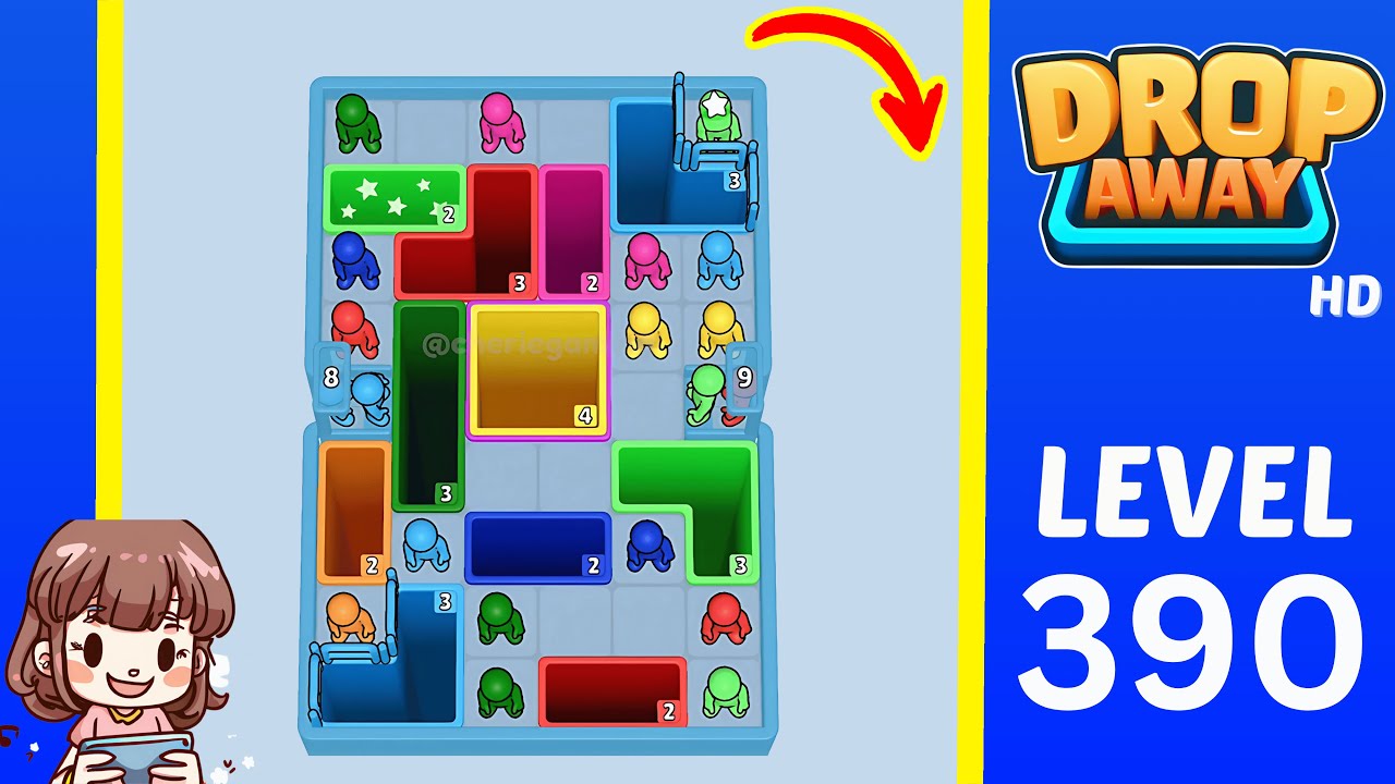 Drop Away Level 390: Drop Away Level 390 - Walkthrough &amp; Solution &amp; Game