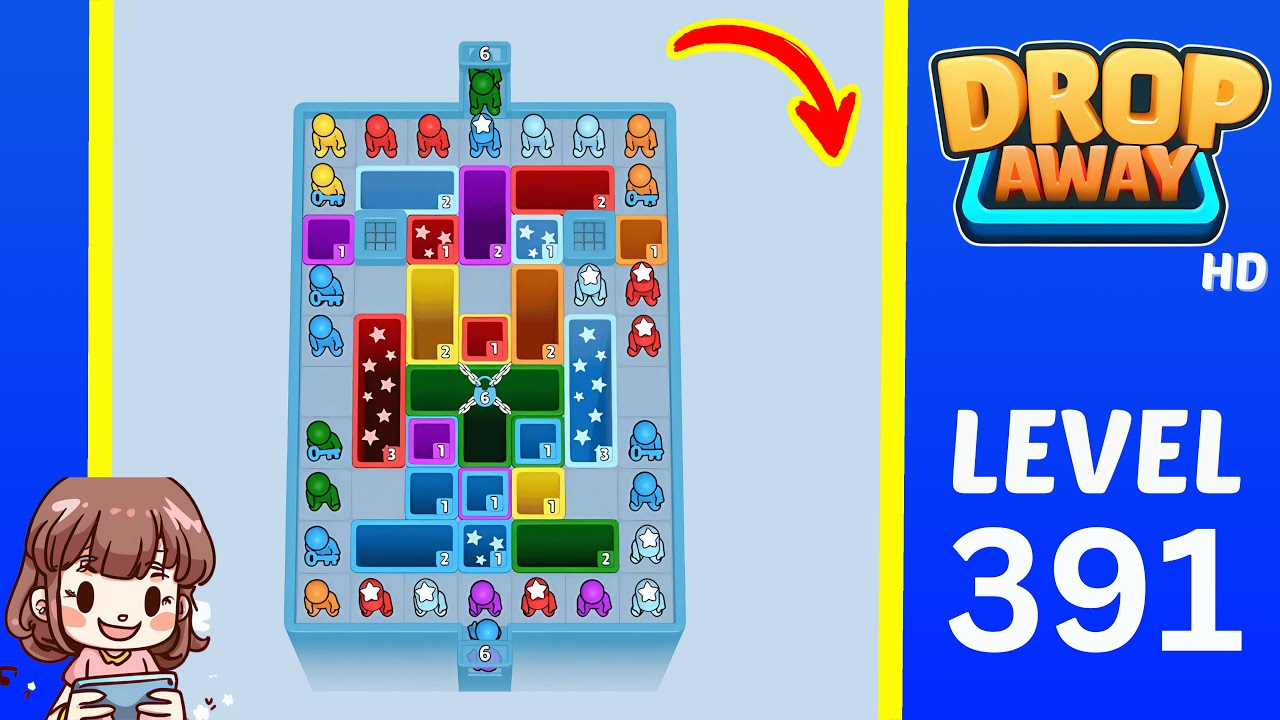 Drop Away Level 391: Drop Away Level 391 - Walkthrough &amp; Solution &amp; Game