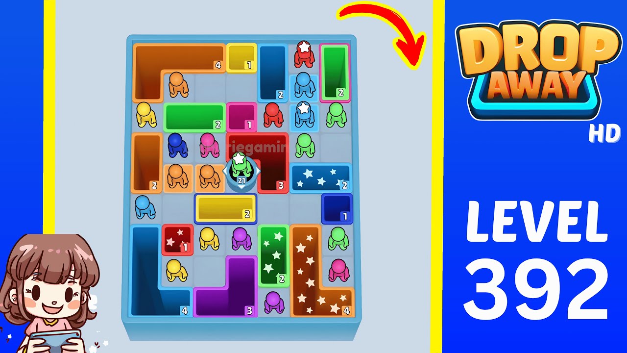 Drop Away Level 392: Drop Away Level 392 - Walkthrough &amp; Solution &amp; Game