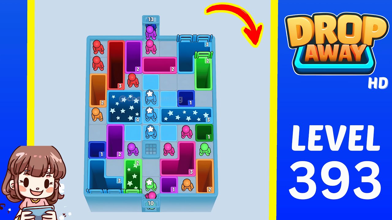 Drop Away Level 393: Drop Away Level 393 - Walkthrough &amp; Solution &amp; Game