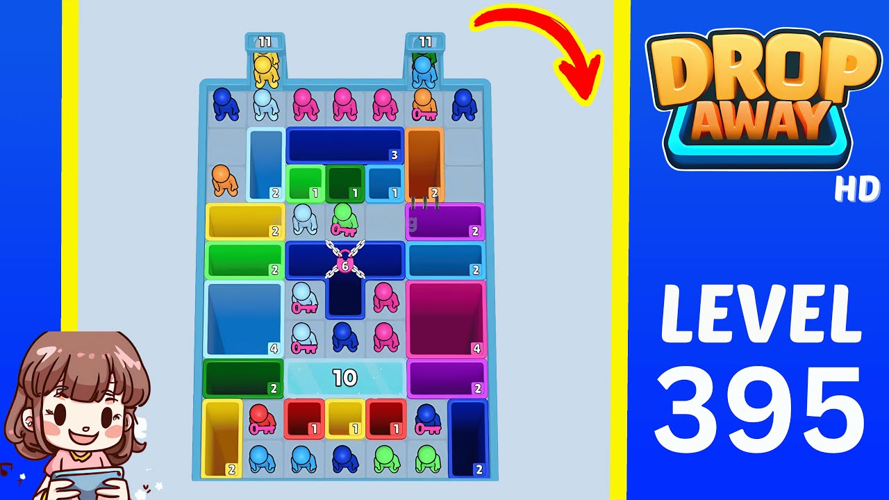 Drop Away Level 395: Drop Away Level 395 - Walkthrough &amp; Solution &amp; Game