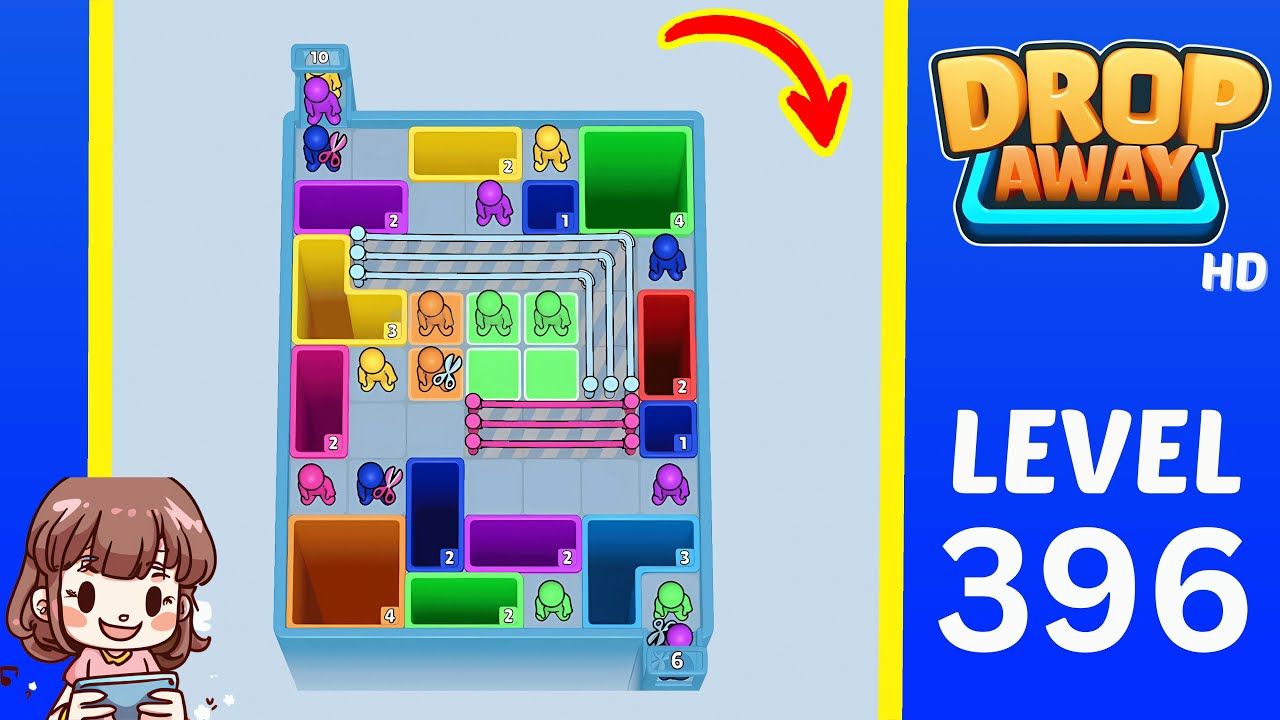Drop Away Level 396: Drop Away Level 396 - Walkthrough &amp; Solution &amp; Game