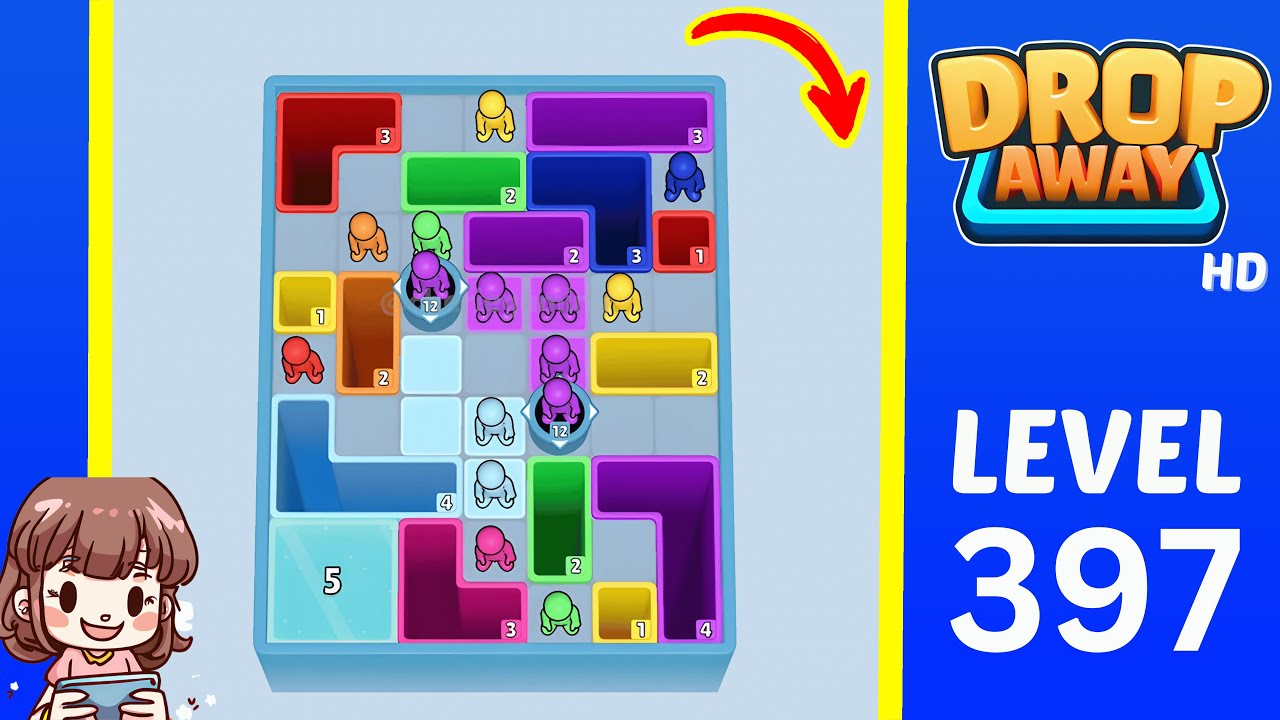 Drop Away Level 397: Drop Away Level 397 - Walkthrough &amp; Solution &amp; Game