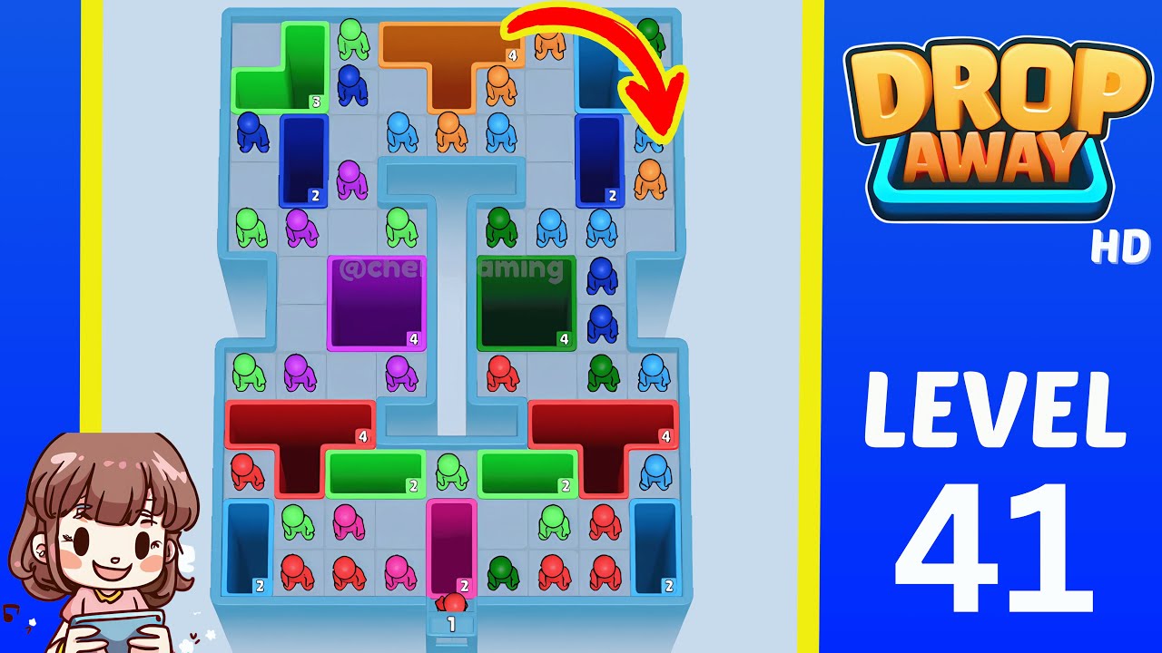 Drop Away Level 41: Drop Away Level 41 - Walkthrough Solution Game