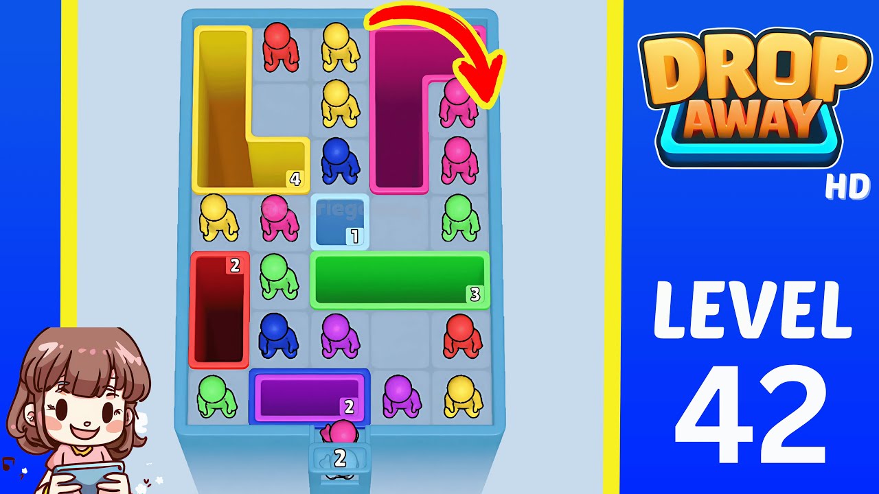 Drop Away Level 42: Drop Away Level 42 - Walkthrough Solution Game