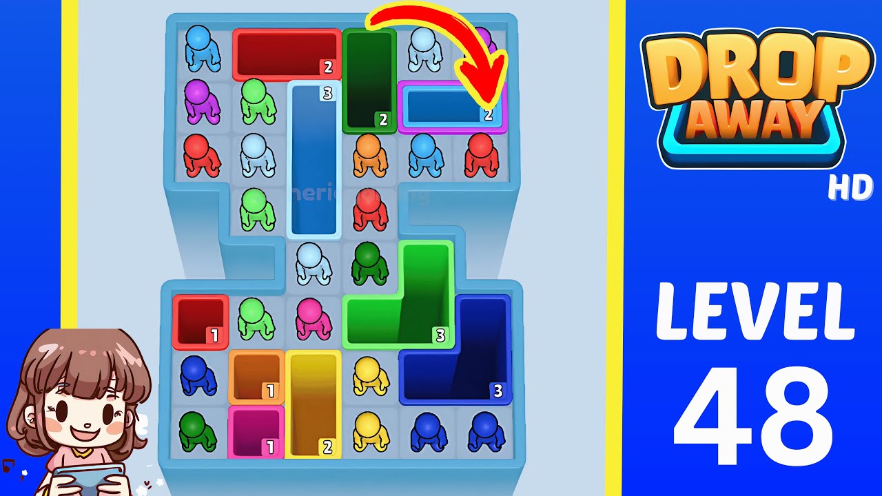 Drop Away Level 48: Drop Away Level 48 - Walkthrough Solution Game