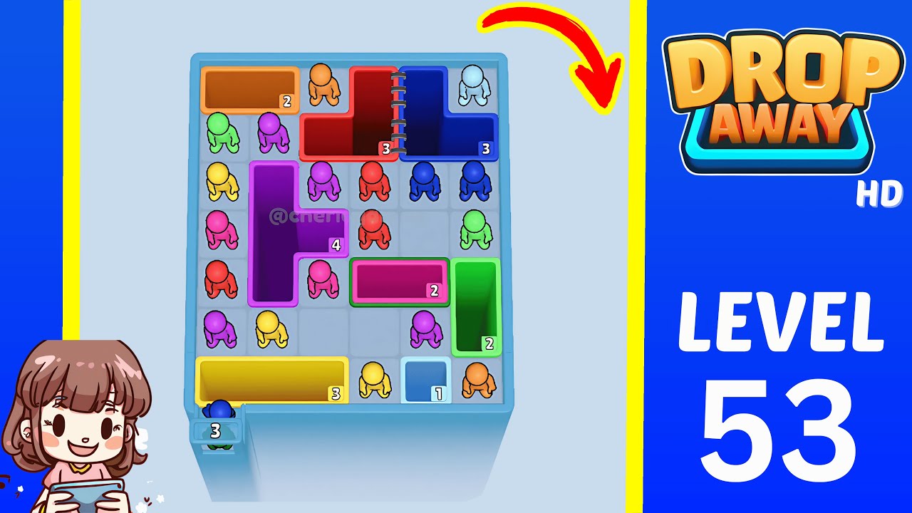 Drop Away Level 53: Drop Away Level 53 - Walkthrough Solution Game