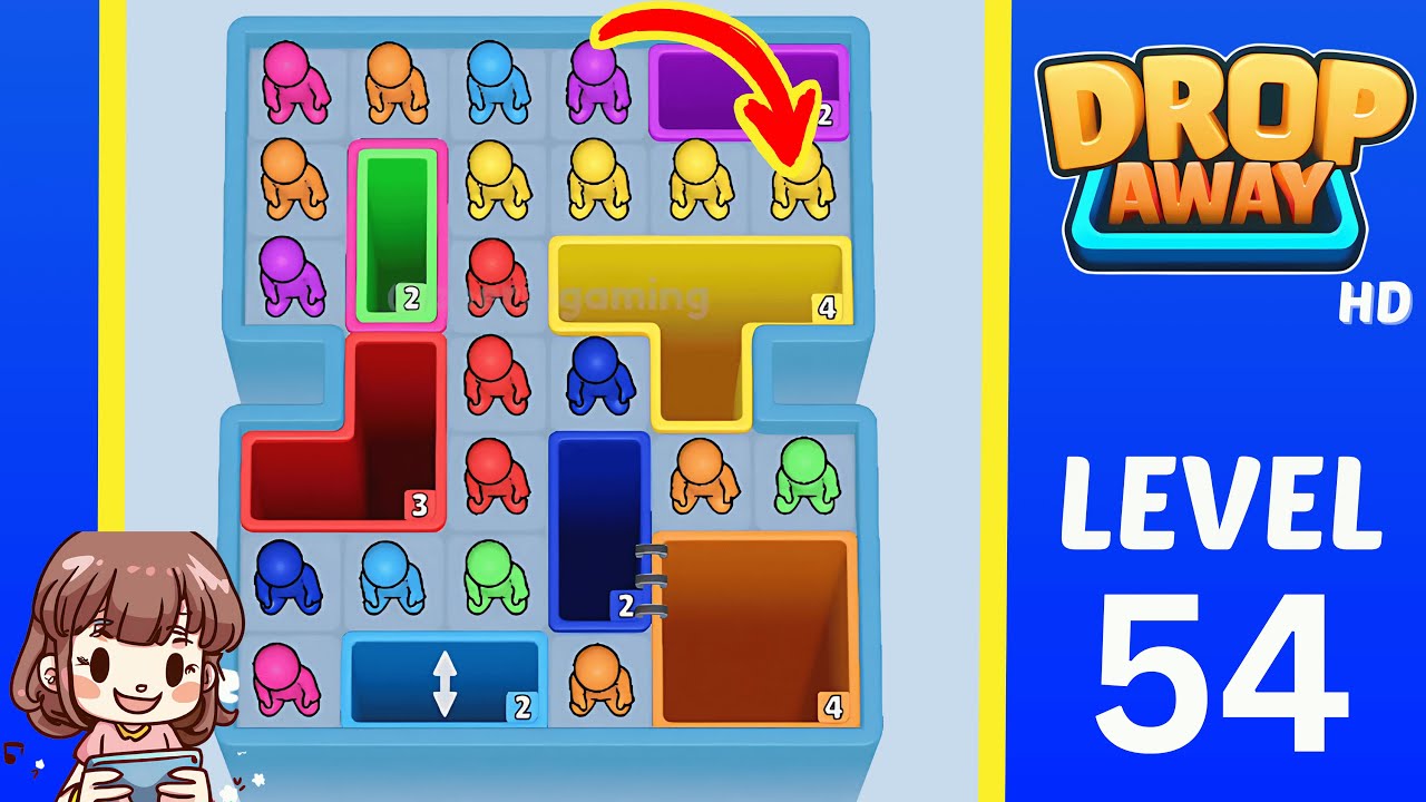 Drop Away Level 54: Drop Away Level 54 - Walkthrough Solution Game