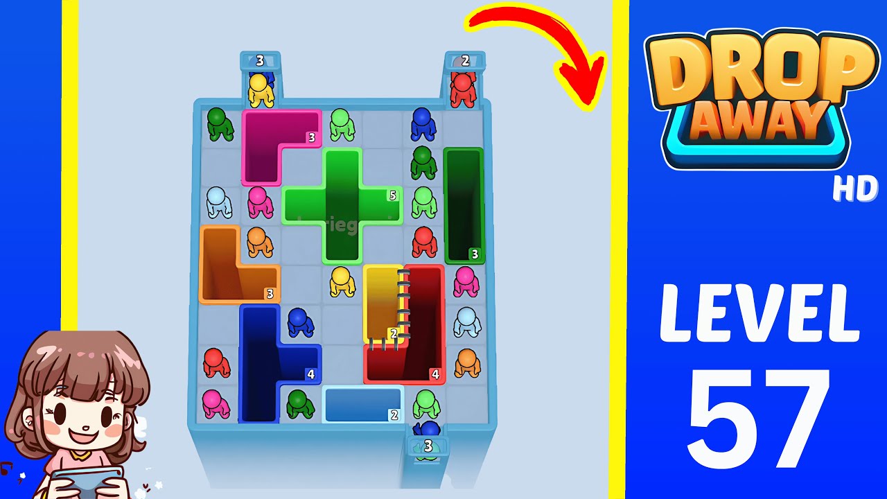 Drop Away Level 57: Drop Away Level 57 - Walkthrough Solution Game