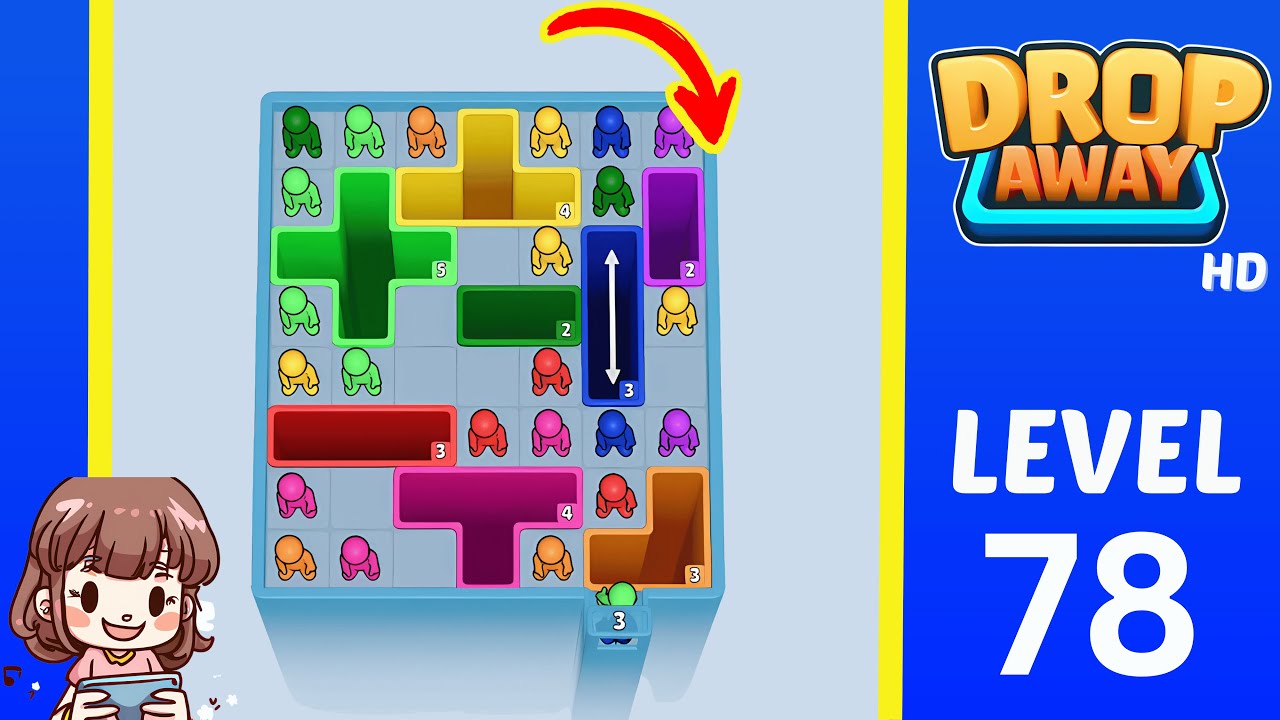 Drop Away Level 78: Drop Away Level 78 - Walkthrough Solution Game