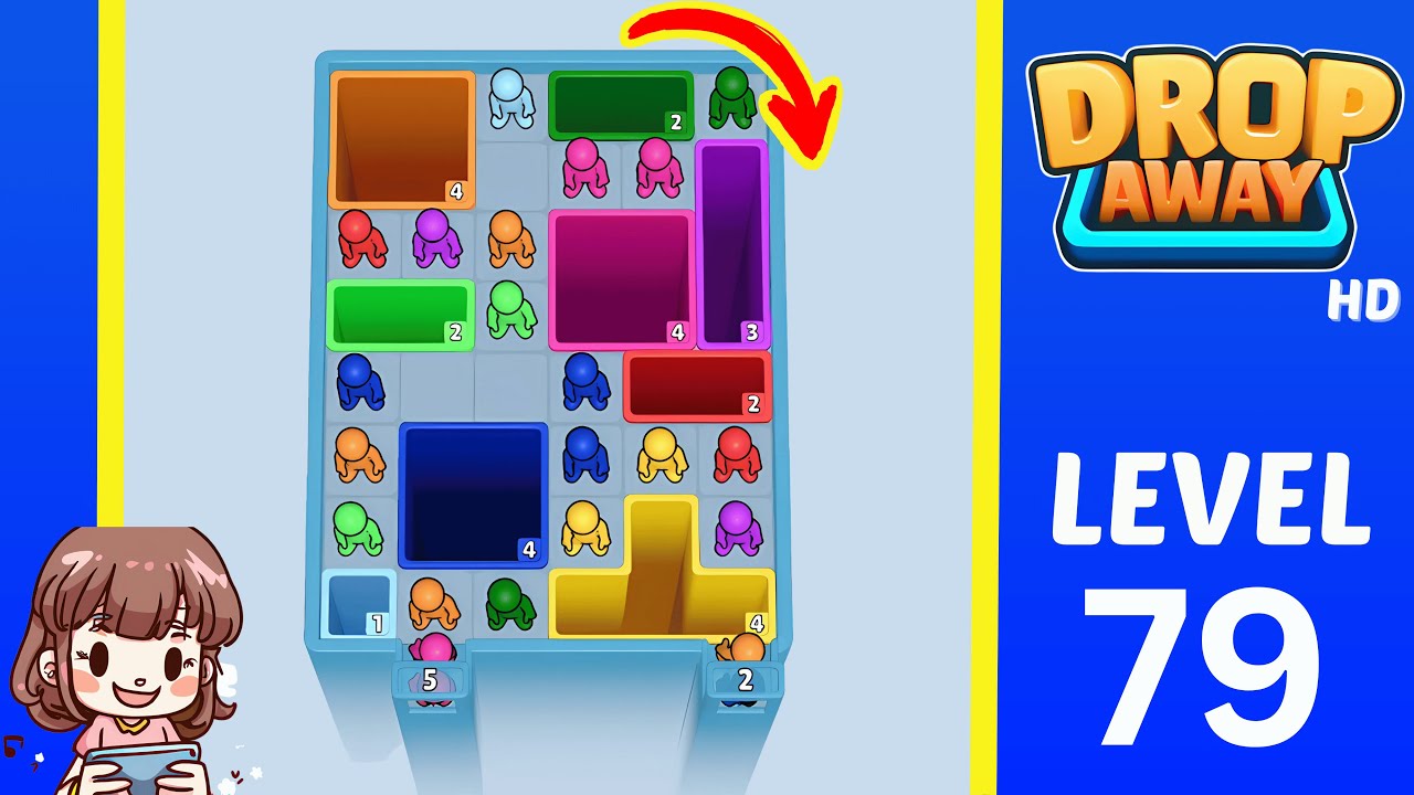 Drop Away Level 79: Drop Away Level 79 - Walkthrough Solution Game