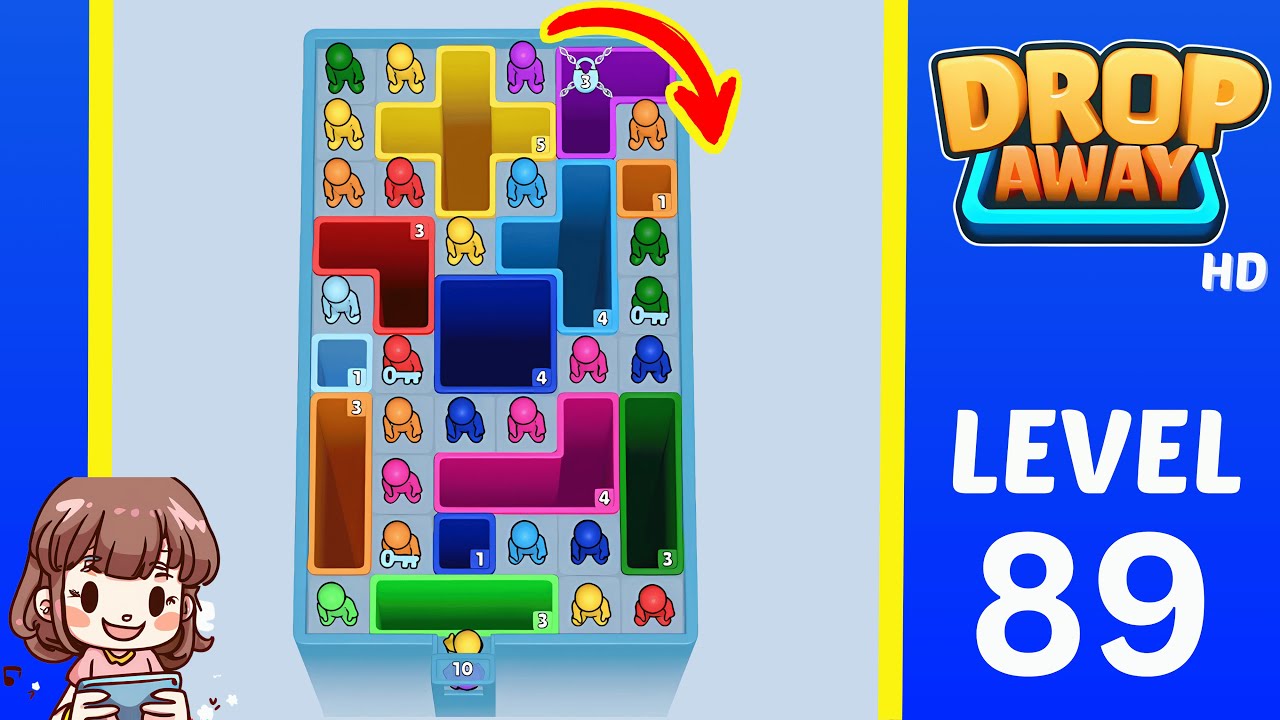 Drop Away Level 89: Drop Away Level 89 - Walkthrough Solution Game
