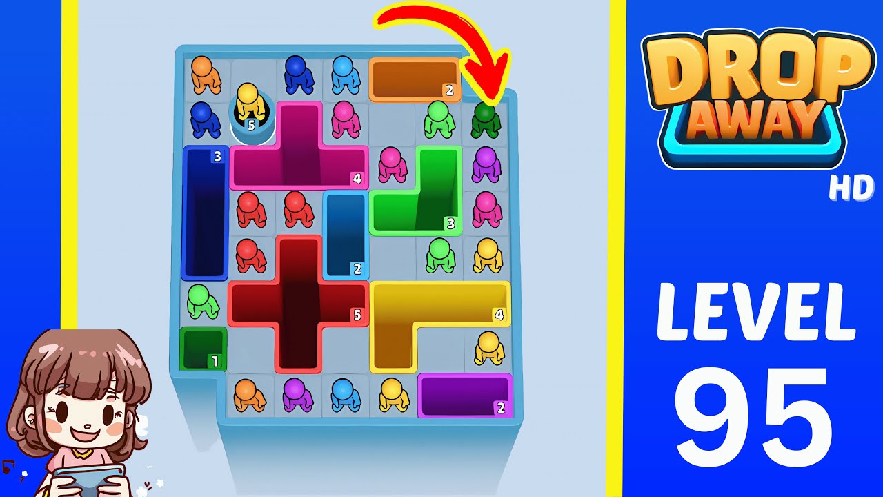 Drop Away Level 95: Drop Away Level 95 - Walkthrough Solution Game